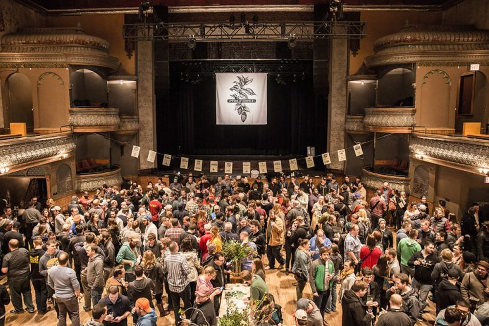 At the Uppers & Downers coffee beer festival in Chicago.